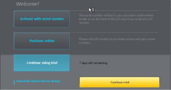 Continue or Extend the trial
