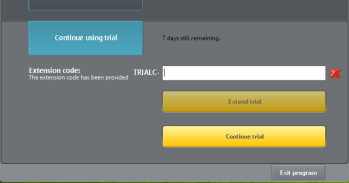 paste your Extension code within the text box 